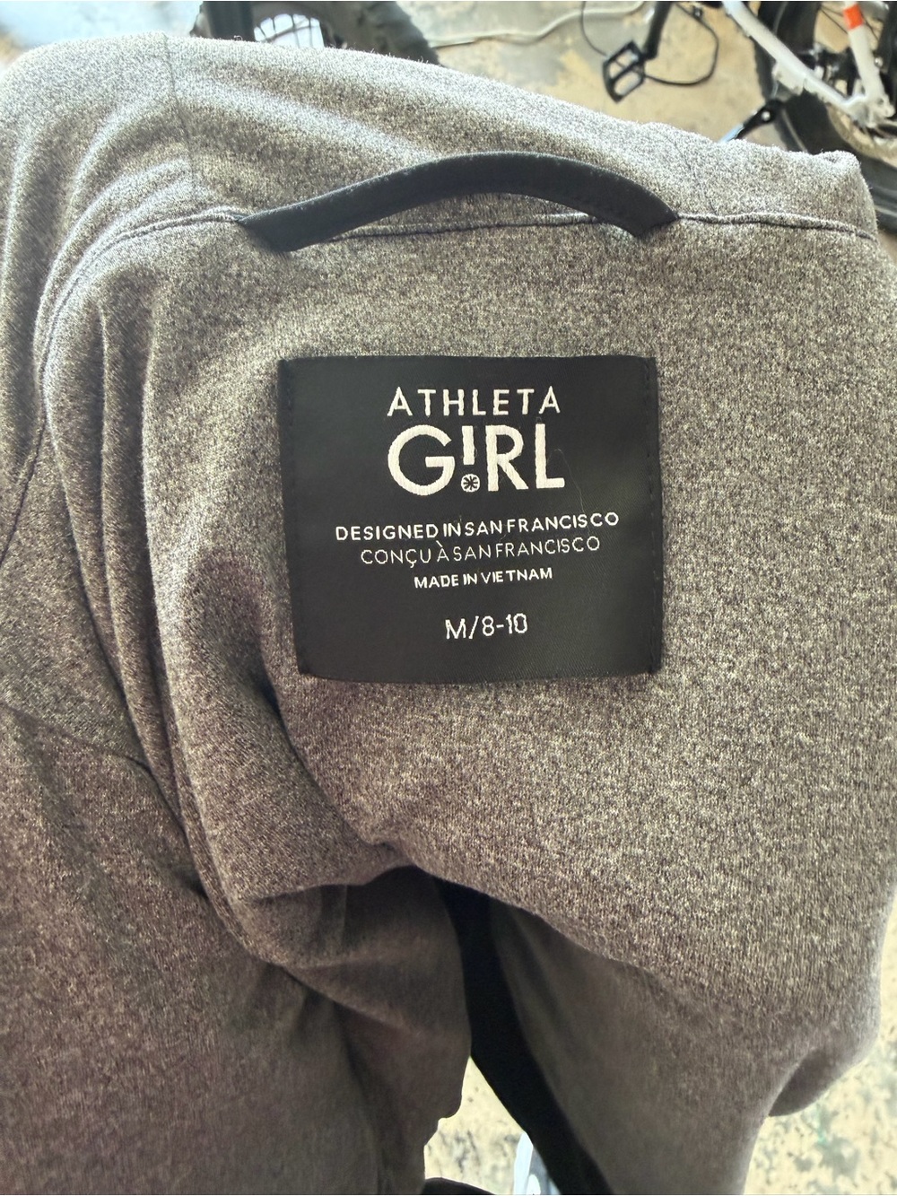 Athleta Girl Gray Heather Kids Puffer Jacket